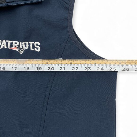 New England Patriots Soft Shell Fleece Lined Team Apparel VEST Jacket Men's XL - Picture 4 of 8